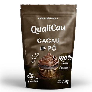 Imagem de Kit 3 Cacau Em Pó Alcalino 100% Qualicôco 200g