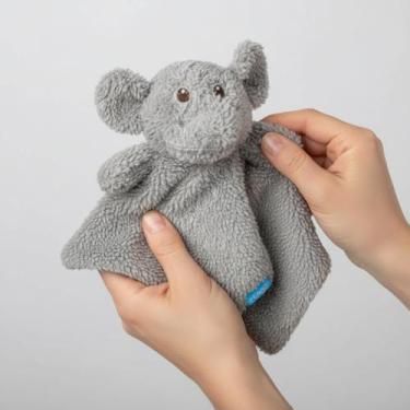 Imagem de Naninha Soft Elefante Cinza Infantil com Tecido Suave e Confortável