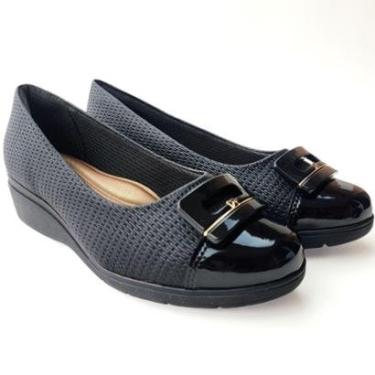 Imagem de Sapato Anabela Piccadilly Maxi Conforto Joanetes-Feminino