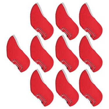 Imagem de KIMISS 10 Peças Capas de Cabeça de Neoprene Com Janela Transparente-protetor de Clube de Ferro para Canhotos e Destros (#2)