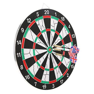 Imagem de KIMISS Conjunto de Alvo de Dardos de Dupla Face – Jogo Divertido de Alvo para KTV, Lazer e Salas de Jogos – Inclui Hastes de Dardo e Acessórios para Todas As Idades