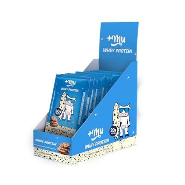 Imagem de +Mu Sachê Whey Concentrado Sabor Cookies and Cream - 15 unidades