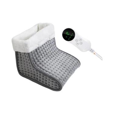 Imagem de Aquecedores De Pés Elétricos 26x28x22cm Almofada De Aquecimento Elétri