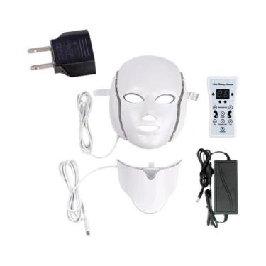 Imagem de Máscara Facial LED Recarregável De 7 Cores Para Rejuvenescimento Da Pe