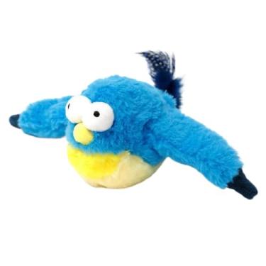 Imagem de Brinquedo Para Gatinho Pássaro Que Bate Asas | Simulação Suave e Realista,Ave Que Voa e Canta Para Gatos - Para Sala Quarto Escritório Interior Exterior