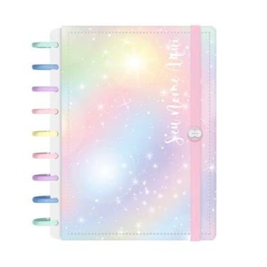 Imagem de Caderno De Disco Iscool Inteligente Personalizado 140 Folhas Color Estrelas M+