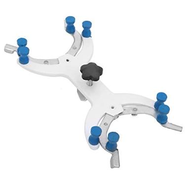 Imagem de KIMISS La Tory Braçadeira de Bureta de Ferro Bilateral, Suporte Conta-gotas para Titulação e Acessório de Fixação de Experimento (clipe de borboleta)