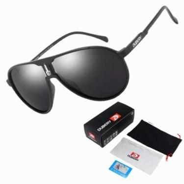 Imagem de Óculos De Sol Polarizado Aviador Uv400 Dubery D102, Preto