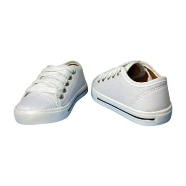 Imagem de Tenis Infantil Unissex All Starzinho Macio e Super Confortavel, Branco