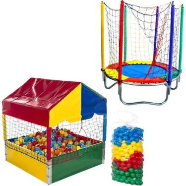 Imagem de Cama Elástica 1,40m Piscina de Bolinhas 1,00m 500 Bolinhas - Rotoplay 