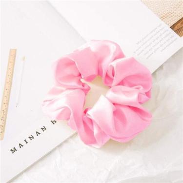 Imagem de Kit 30 Xuxinhas Scrunchies Frufru Rabicó Cetim Anti Frizz - LD Confecç