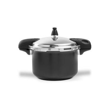 Imagem de Panela De Pressão Pressure Preto 5.4 Litros - Brinox