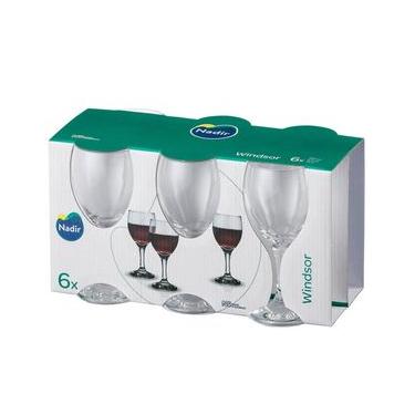Imagem de Conjunto de Taças para Vinho Tinto Nadir Windsor 250ml - 6 Peças