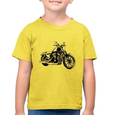Imagem de Camiseta Algodão Infantil Moto Sportster XL 883 Iron Art - Foca na Mod