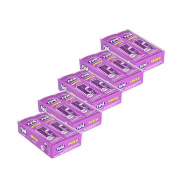 Imagem de Tubes Balas de Goma – Kit com 5 Caixas Display (60 Pacotes de 15g) | Sabores Variados (5 x Uva)