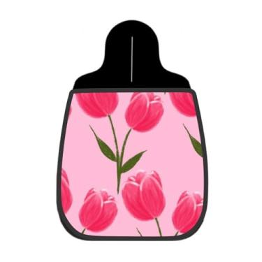 Imagem de Lixeira De Carro Organizador Lixinhocar Tulipas Rosa 8