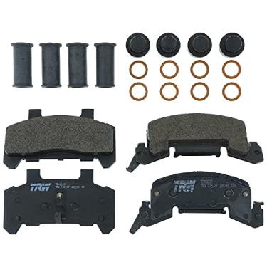 Imagem de TRW Pro TRM0289 Conjunto de pastilhas de freio a disco para Chevrolet Cavalier 1985-1991, frontal e outras aplicações