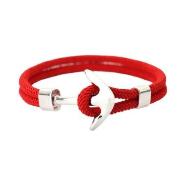 Imagem de Pulseira De Âncora Masculina Em 10 Cores, Cordão De 4mm, Acessório Náu