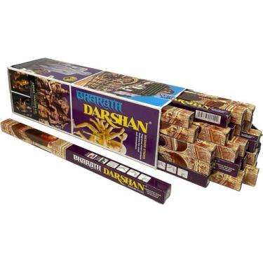Imagem de Incenso Indiano Bharath Darshan Caixa 25 unidades - 175 varetas Revend