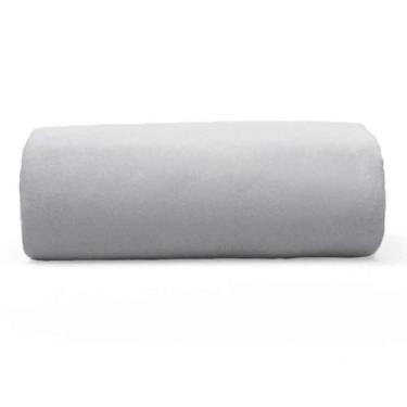 Imagem de Lençol Buettner Casal Malha 100% Algodão Basic Liso com Elástico Prata