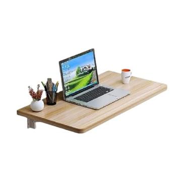 Imagem de ZXLPHA Suporte de parede resistente, mesa flutuante, montada na parede para lavanderia, suportes de prateleira dobráveis, mesas de parede para espaços pequenos, mesa de parede de folhas caídas, 60 x