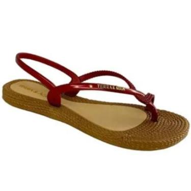Imagem de Sandalia Terra e Agua Framboesa Caramelo Feminino Original A007.260111-Feminino