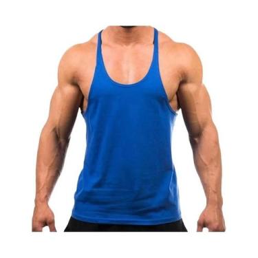 Imagem de Camiseta Regata Masculina De Algodão Para Fitness, Musculação, Treino 