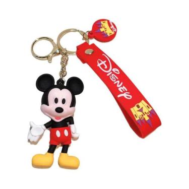 Imagem de Chaveiro Fofo Mickey Minnie Desenho Animado Anime Disney Série PVC De 
