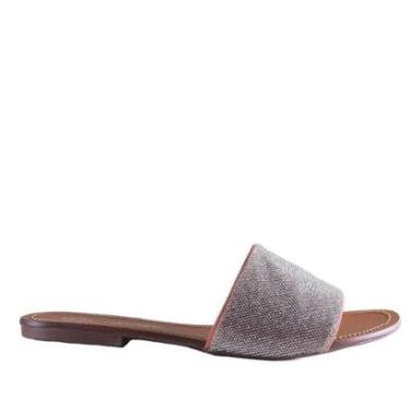 Imagem de Rasteira Feminina Capodarte 4018688 Camel-Feminino