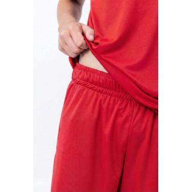 Imagem de Shorts Multiesporte Infantil Juvenil 2 Em 1 - Nicktoia, Vermelho, 16