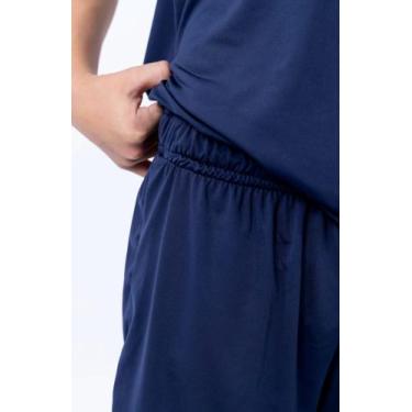 Imagem de Shorts Multiesporte Infantil Juvenil 2 Em 1 - Nicktoia, Marinho, 16