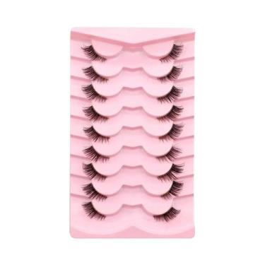 Imagem de Cílios Postiços Naturais Veltrinay Macios E Leves Com Faixa Transparen