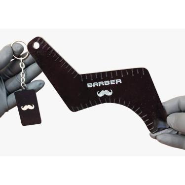 Imagem de Pente Modelador Boomerang Acrílico Preto Alinhamento Ideal