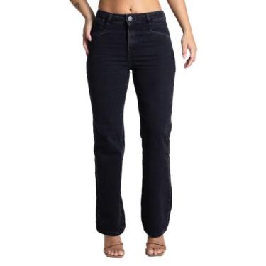 Imagem de Calça Jeans Sawary Reta - 282114 - preta 44, Preto, 44