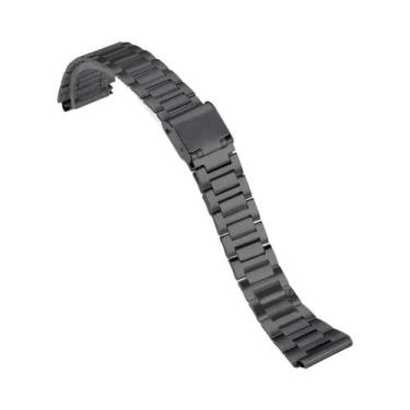Imagem de Pulseira De Relógio Unissex De Aço Inoxidável 18mm Para Casio F-91W W8