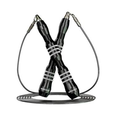 Imagem de Corda De Pular Com Cabos De Metal Antiderrapantes, Corda De Aço Super 