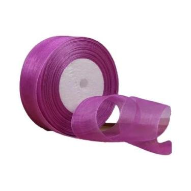 Imagem de Fita De Organza 50 Jardas 12-40mm Para Embalagem De Presentes, Casamen