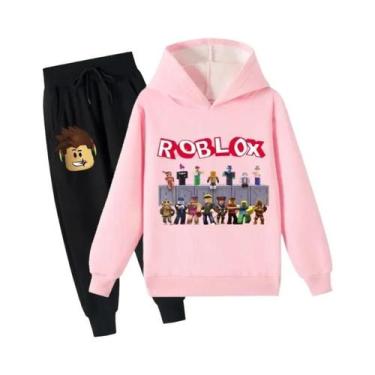 Imagem de Conjunto De Moletom Roblox Anime Para Crianças, Moda Harajuku Para Men