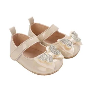 Imagem de Sapatos Princesa Apricot Para Meninas Recém-Nascidas De 0 a 1 Ano, Sap