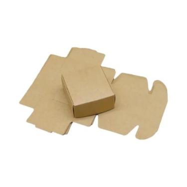 Imagem de Caixas De Presente De Papel Kraft Para Lembrancinhas De Natal, Embalag