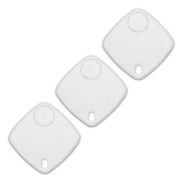 Imagem de 3 Smart Tag Localizador Carteira Chaves Ios Branco - JK