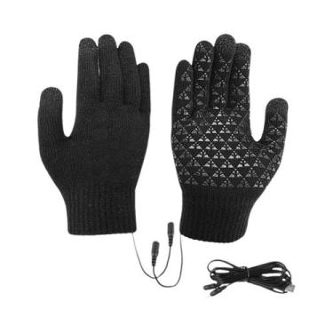 Imagem de Luvas Elétricas Aquecidas Com Tela Sensível Ao Toque USB Para Atividad