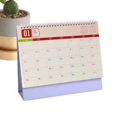 Imagem de Calendário de mesa – Agenda anual 2026 – Calendário familiar, para estudantes, professores, casa, interior, escola, escritório, sala de estar, sala de aula