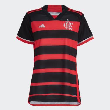Imagem de Camisa Flamengo I 24/25 s/n° Torcedor Adidas Feminina-Feminino