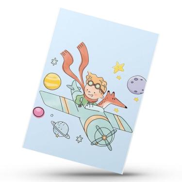 Imagem de Placa Quadro Metal Infantil Tema Pequeno Príncipe