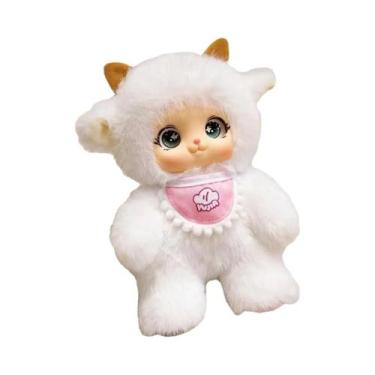 Imagem de Brinquedos De Pelúcia Kawaii De 18cm Com Rosto De Vinil, Coelho, Urso,