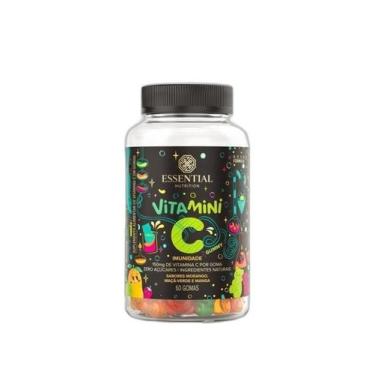 Imagem de Vitamini C Gummy 150G 60 Unidades Sabor: Morango, Maçã-Verde - Essenti