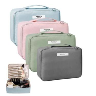 Imagem de Necessaire Feminina Organizadora Viagem Cosmeticos Maquiagem - ALWY, A