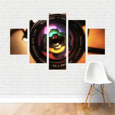 Imagem de Quadro Profissões Fotografia Câmera Lente Photo Máquina Canv