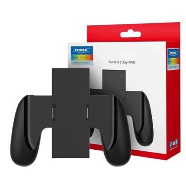 Imagem de Grip Suporte Para Nintendo Switch 2 JoyCon Preto - Dobe